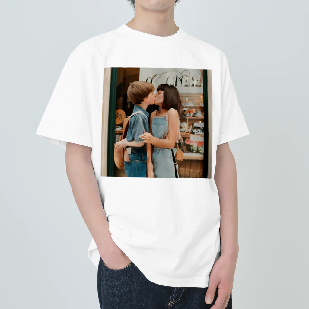 nonsakiのファーストキス Heavyweight T-Shirt