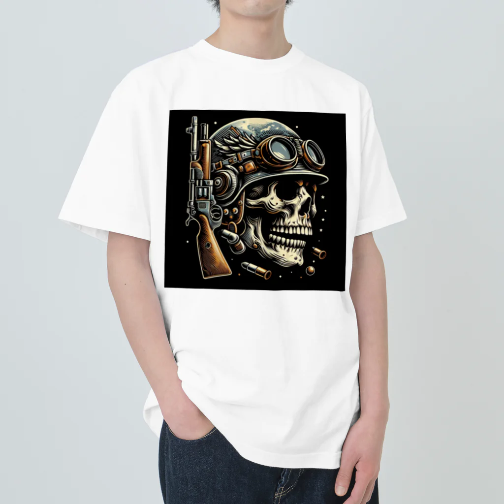 バッカスJPの兵士スカル Heavyweight T-Shirt