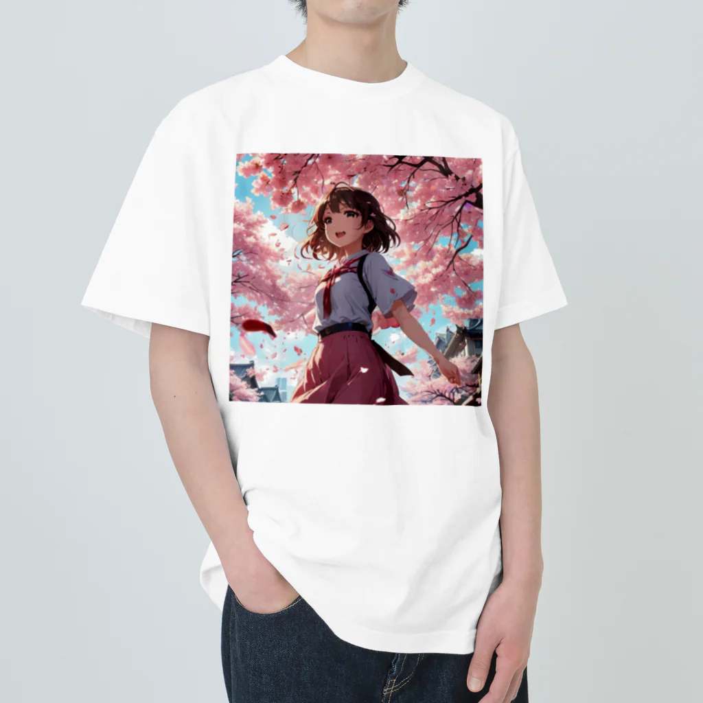 ここのよていの桜の季節 Heavyweight T-Shirt