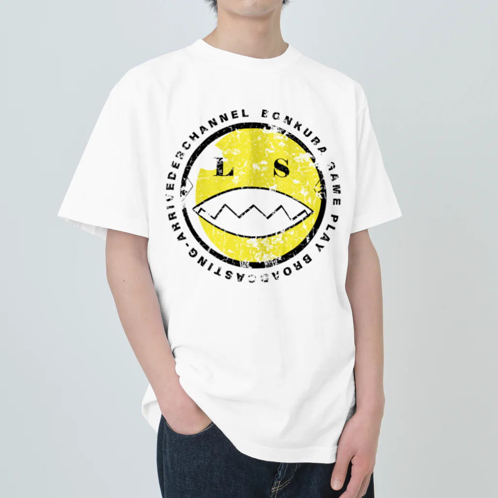 アリーヴェデルチャンネルSHOPのSMILE OLD PAINT1 ヘビーウェイトTシャツ