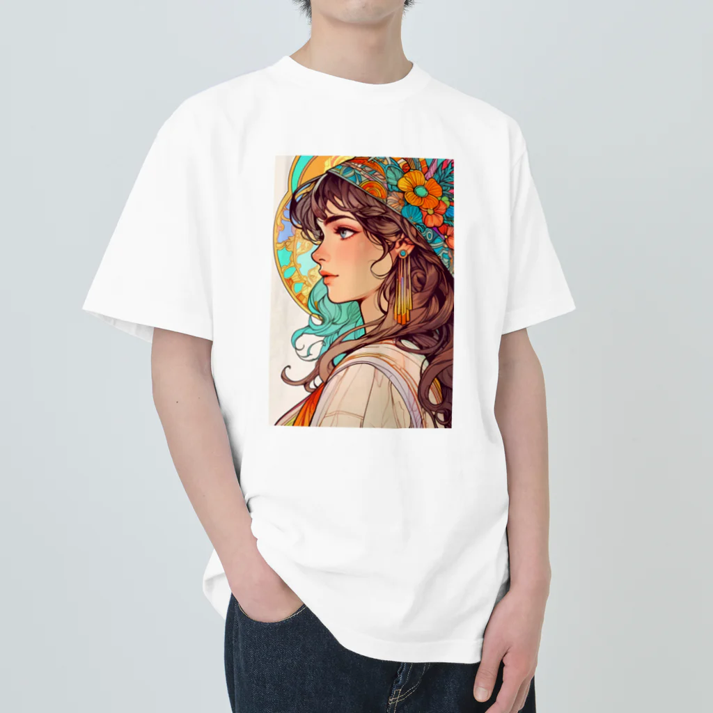 AQUAMETAVERSEのアメジスト姫 アメジスト 2846 Heavyweight T-Shirt