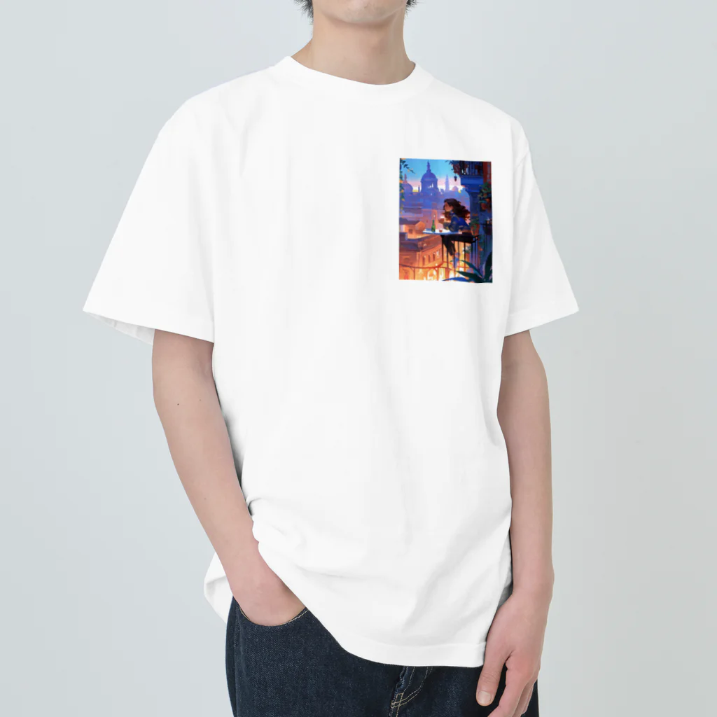 AQUAMETAVERSEの過ぎし日を忍びながら　Hime  2530 ヘビーウェイトTシャツ