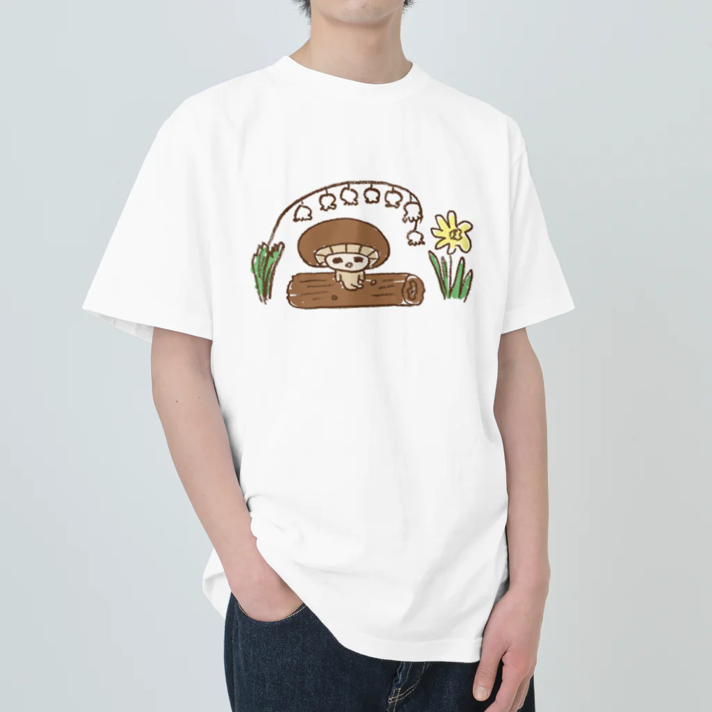 ねずみさんのブティックのしいたけまうすのはる Heavyweight T-Shirt