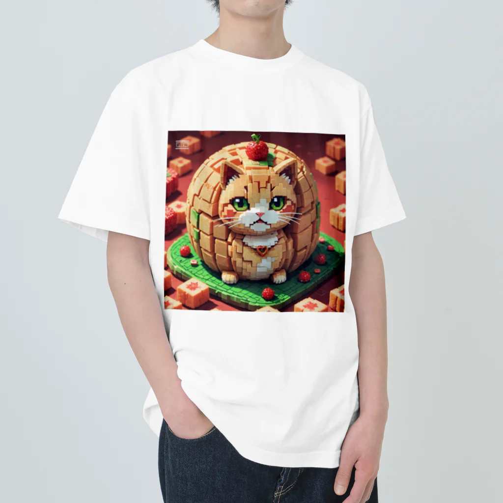 メロンパン猫のメロンパン猫 Heavyweight T-Shirt