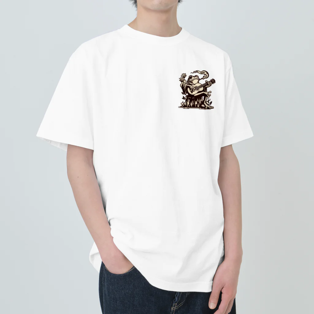 kosanagi-taroの和風カエル Heavyweight T-Shirt