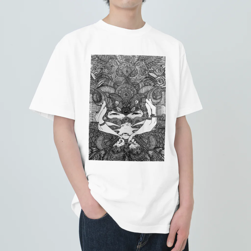 曼荼羅屋のまだ夢の中 Heavyweight T-Shirt