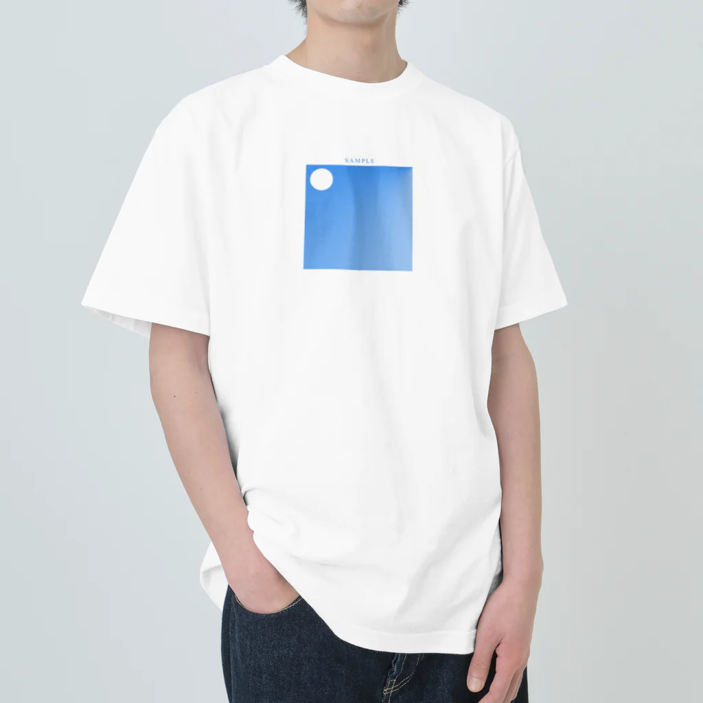 久保山のSAMPLE（BLUE) Heavyweight T-Shirt