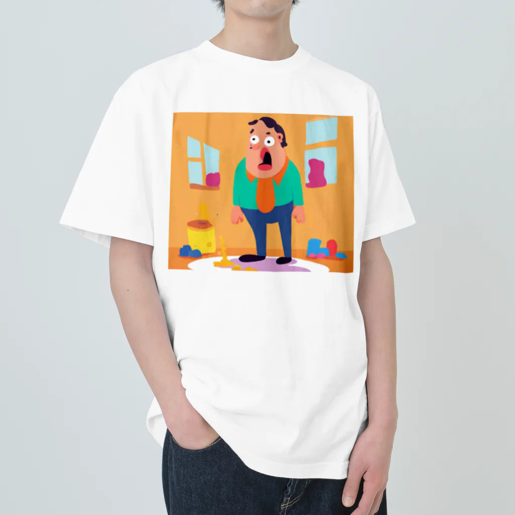 JINPACHIの直感的な男 Heavyweight T-Shirt