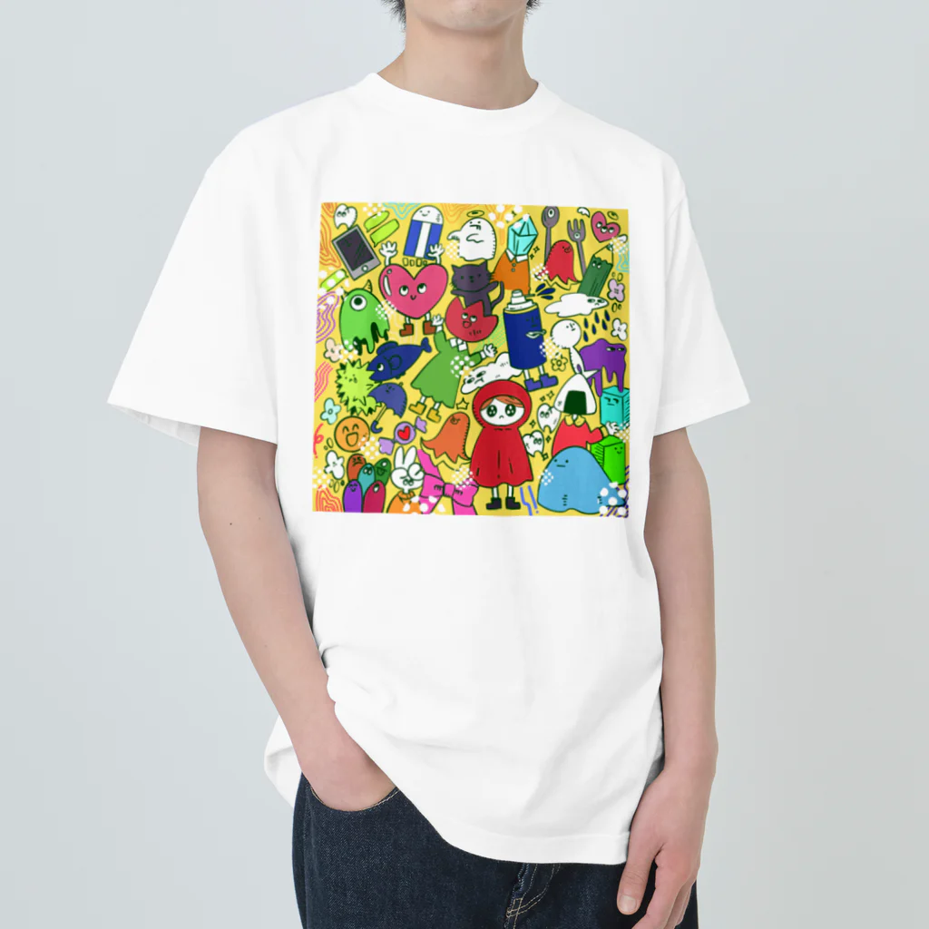 いわしのカラフル ヘビーウェイトTシャツ