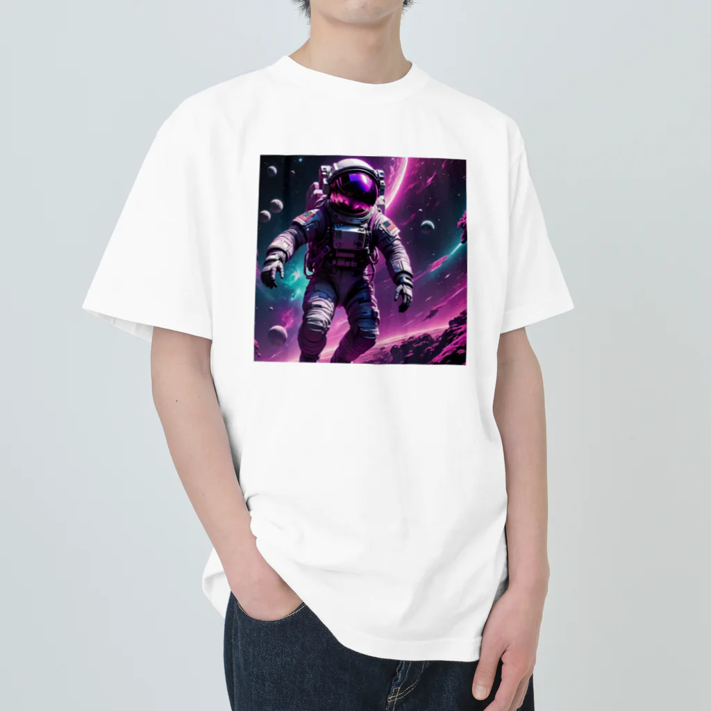 LUF_jpsのSpace Explorer ヘビーウェイトTシャツ