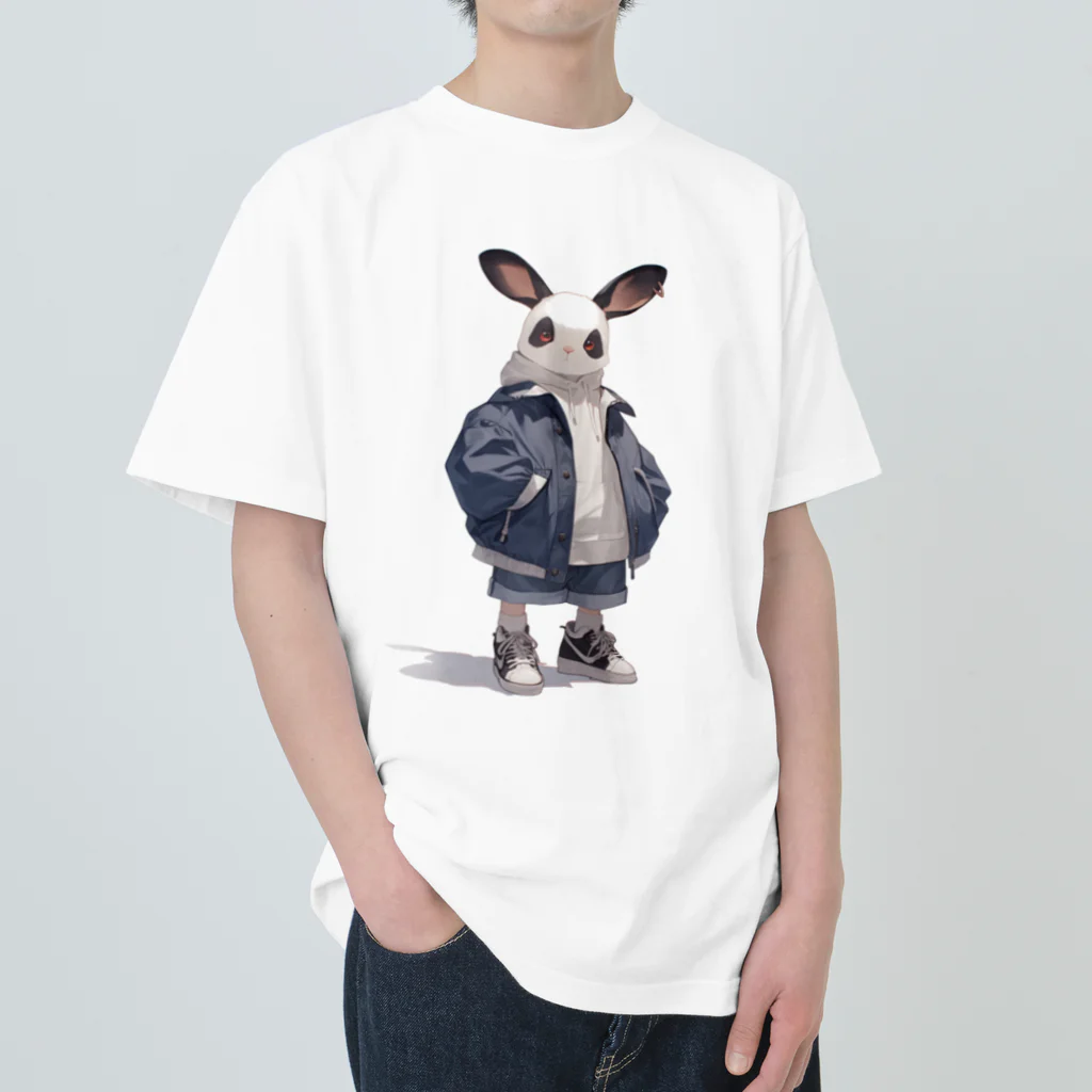 AQUAMETAVERSEのうさぎ君 BeeBee 1786 Heavyweight T-Shirt