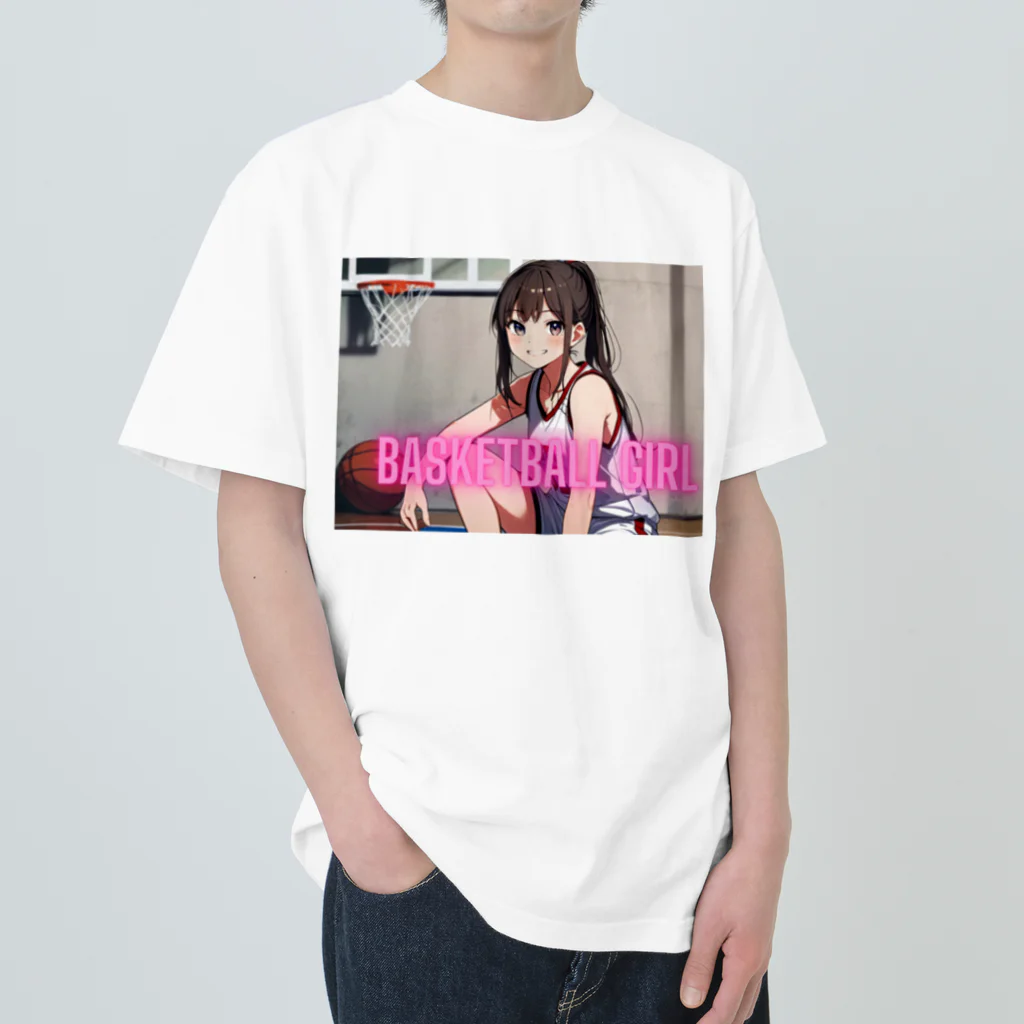 HokutoKenのバスケガール！ Heavyweight T-Shirt