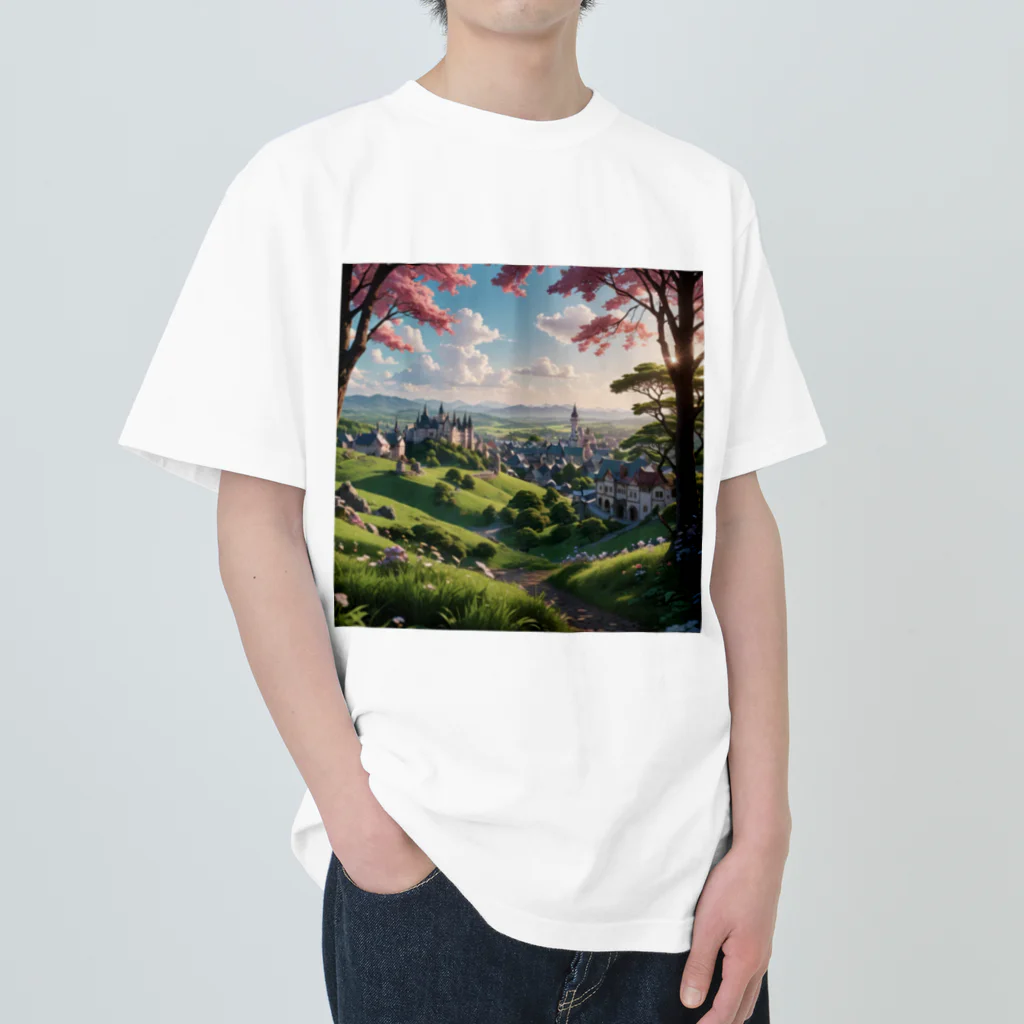 Mitsugosiの異世界の風景 Heavyweight T-Shirt