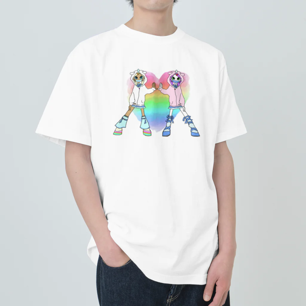 sageoのUnicorn Gemini ヘビーウェイトTシャツ