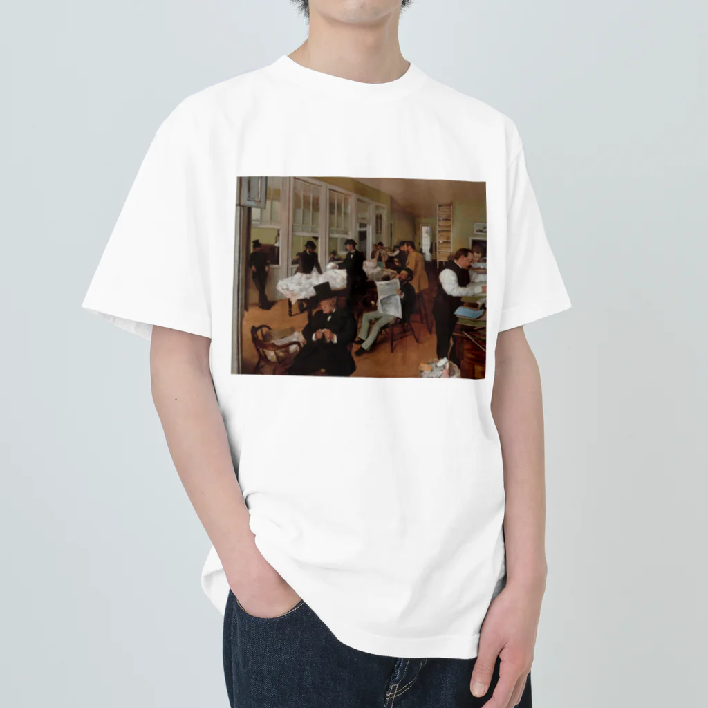 世界美術商店のニューオーリンズの綿花取引所 / A Cotton Office in New Orleans Heavyweight T-Shirt