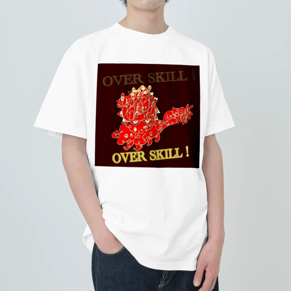 エネハピる〜🫧✨のOVER SKILL!  Heavyweight T-Shirt