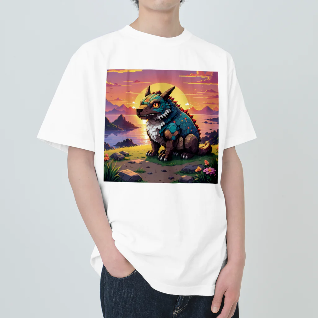 KAZENOKO_3の犬？ ヘビーウェイトTシャツ