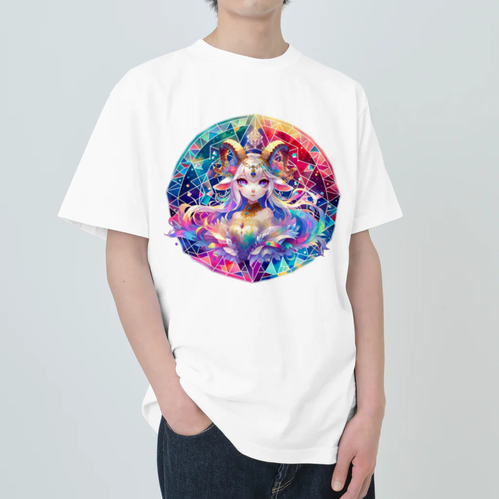 トトベス(T∴B∴M∴)🕊️の牧神パーンに奉献する清廉な山羊姫🐐 Heavyweight T-Shirt