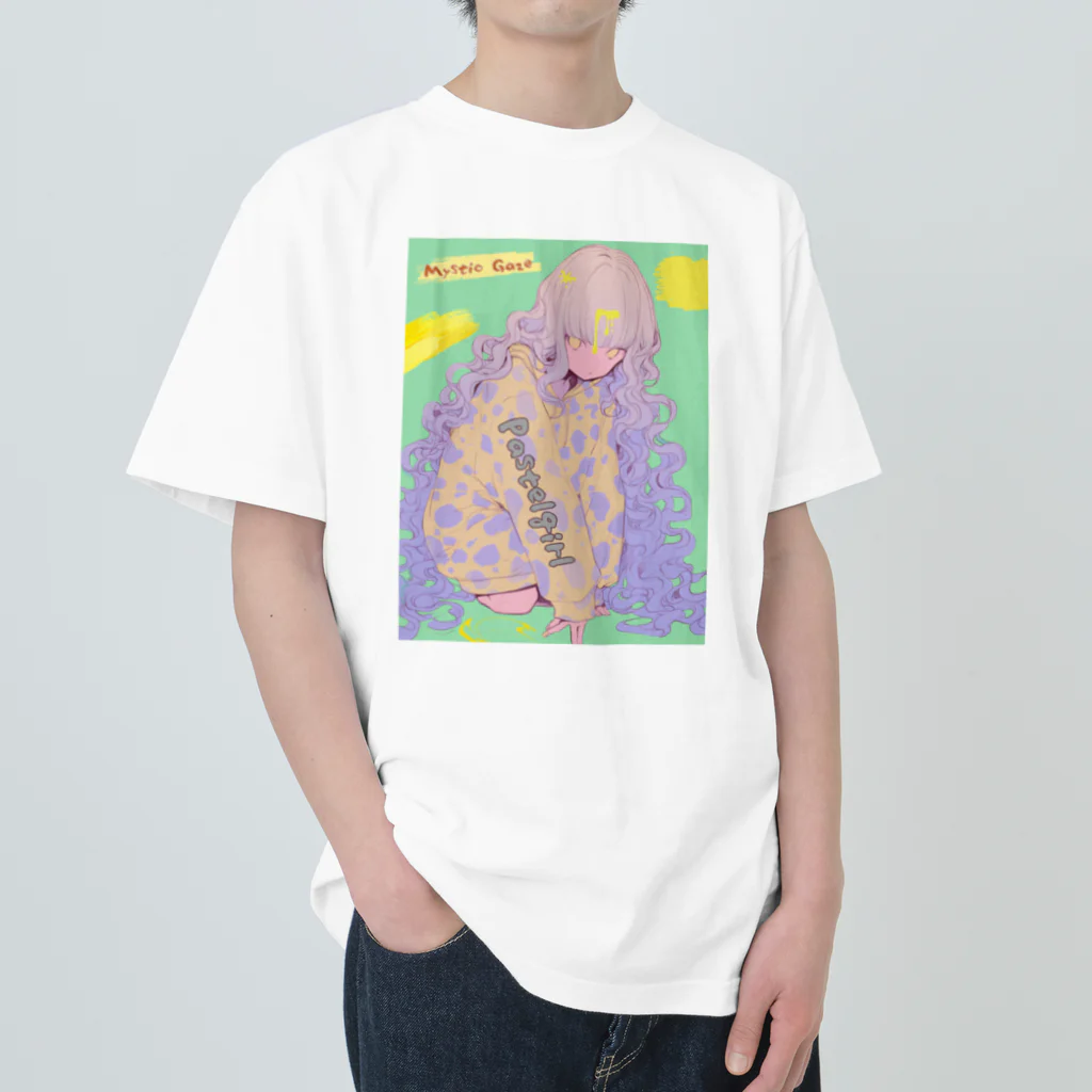 じょいちぃのPastel girl「パステルガール」 Heavyweight T-Shirt