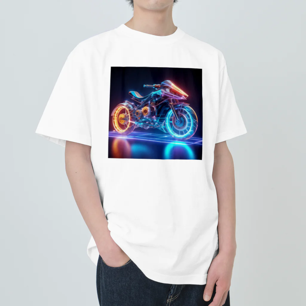 kenny777のバイクホログラム ヘビーウェイトTシャツ