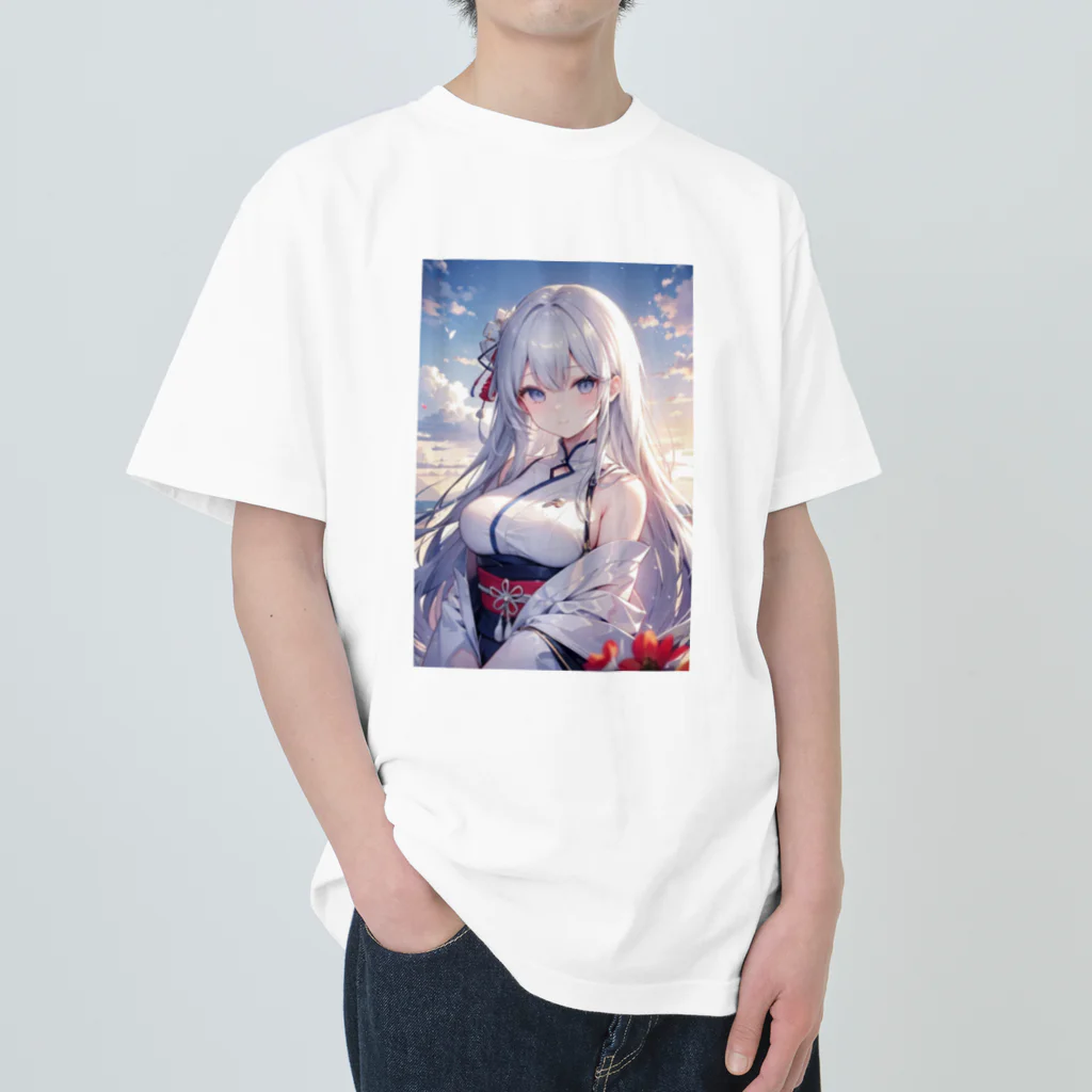 巫女スタぐらむの優しい巫女 Heavyweight T-Shirt