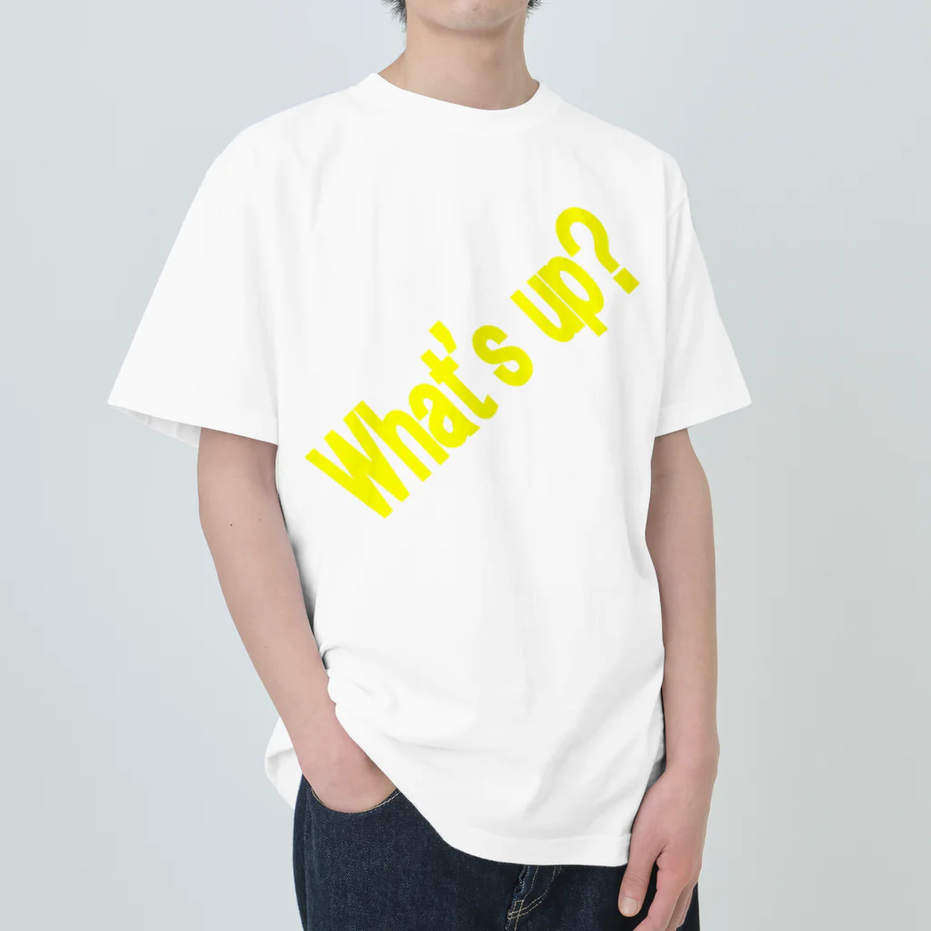 ainarukokoroのWhat's up? ヘビーウェイトTシャツ