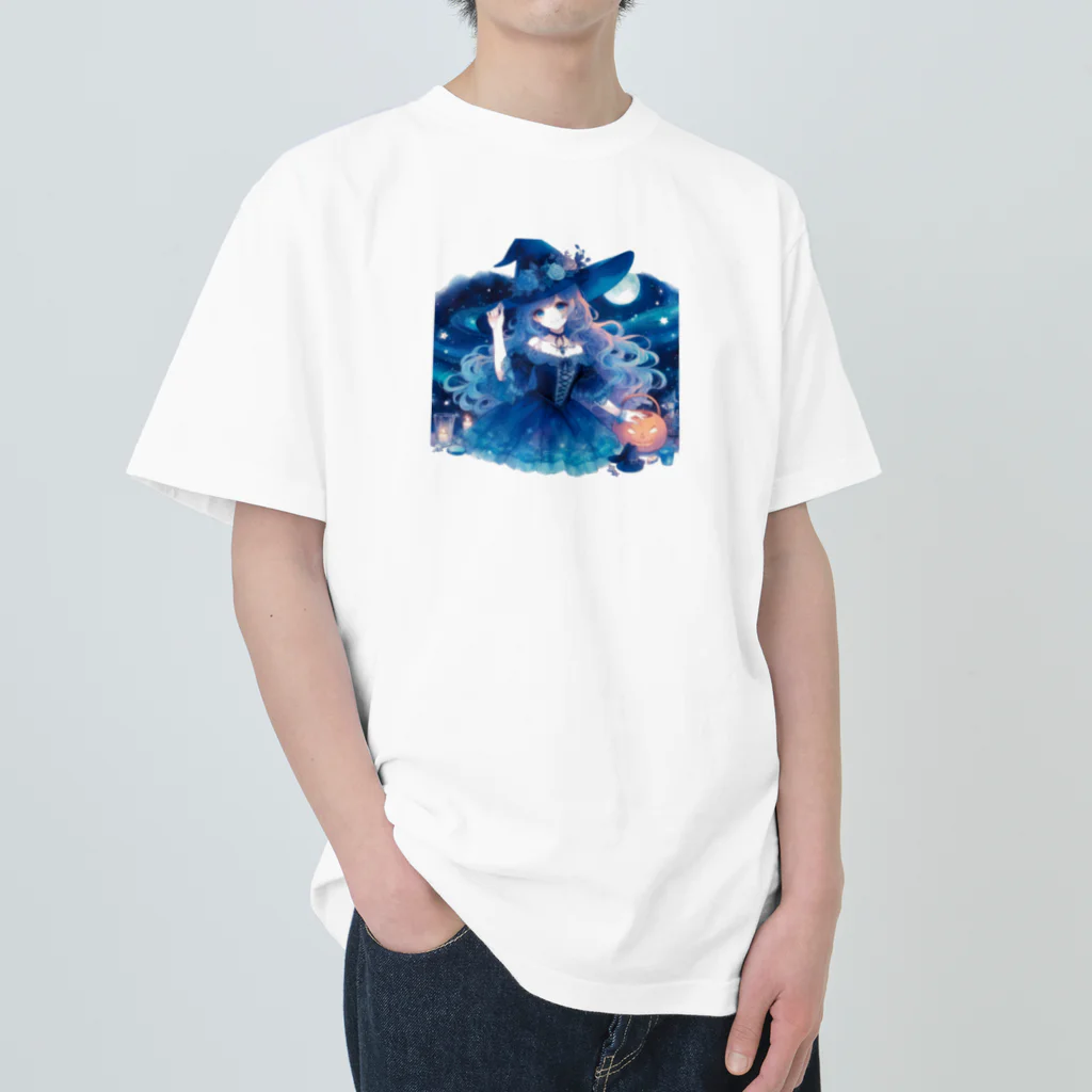 momonekokoの青い魔女 Heavyweight T-Shirt