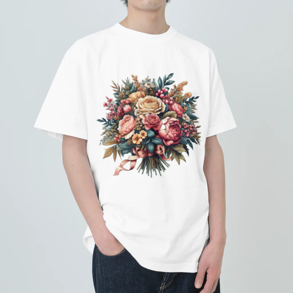 riotriffs_punksの花束 ヘビーウェイトTシャツ