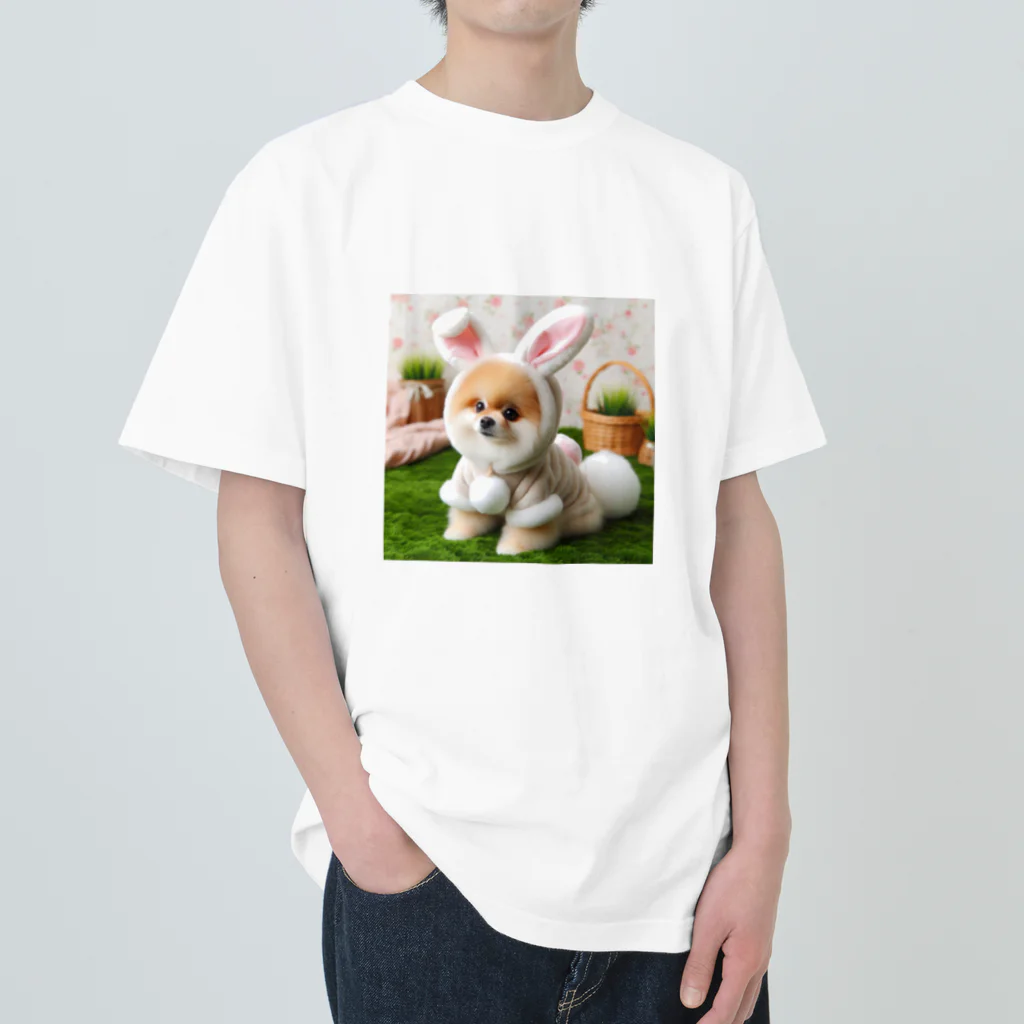 meg_milkのポメちゃん Heavyweight T-Shirt