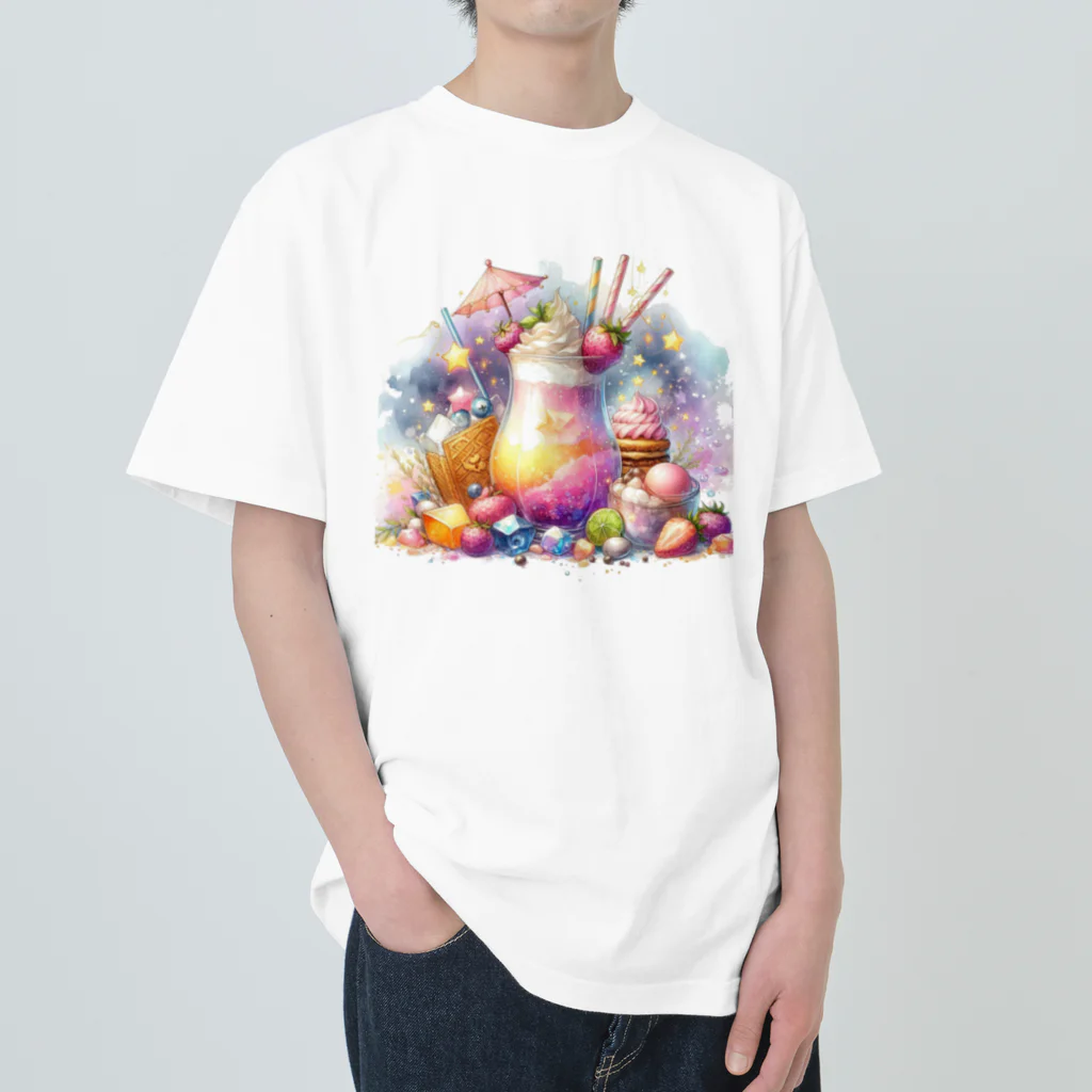 narunaru06のファンタジーな飲み物 ヘビーウェイトTシャツ