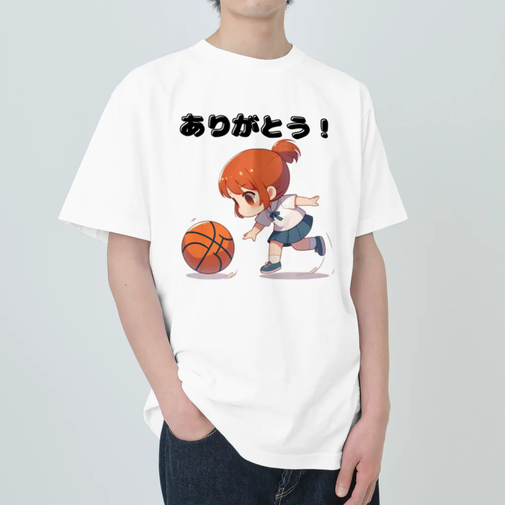 チェリモヤのガールズ バスケット 01 Heavyweight T-Shirt