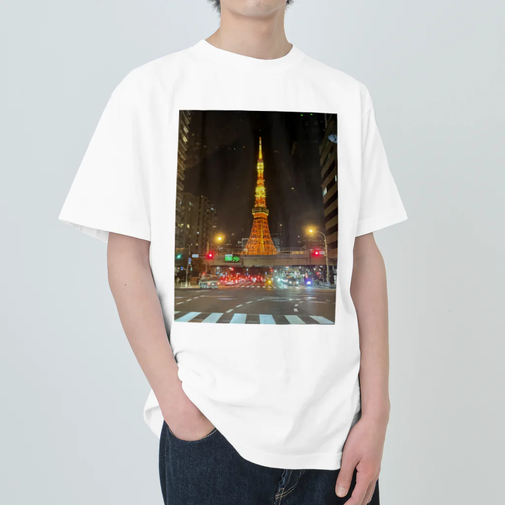JohnDo Shopの東京タワー Heavyweight T-Shirt