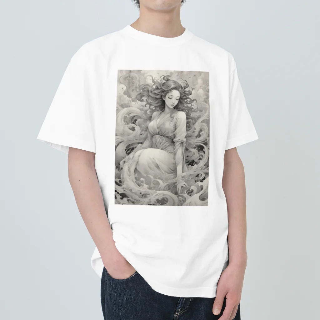 AI Fantasy Art Shopの【限定商品】Chaos⑦ Heavyweight T-Shirt