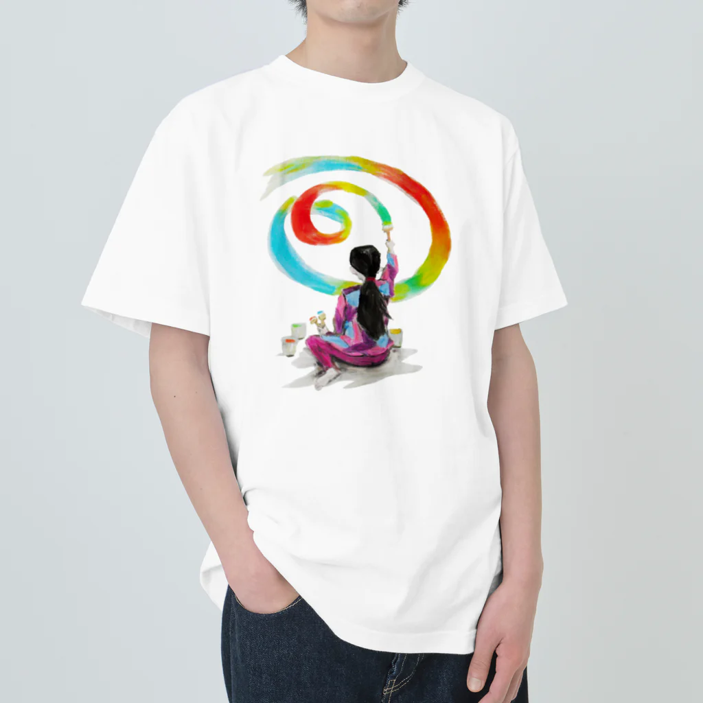 心の森ミュージアム　遊童館の未来を描く Heavyweight T-Shirt