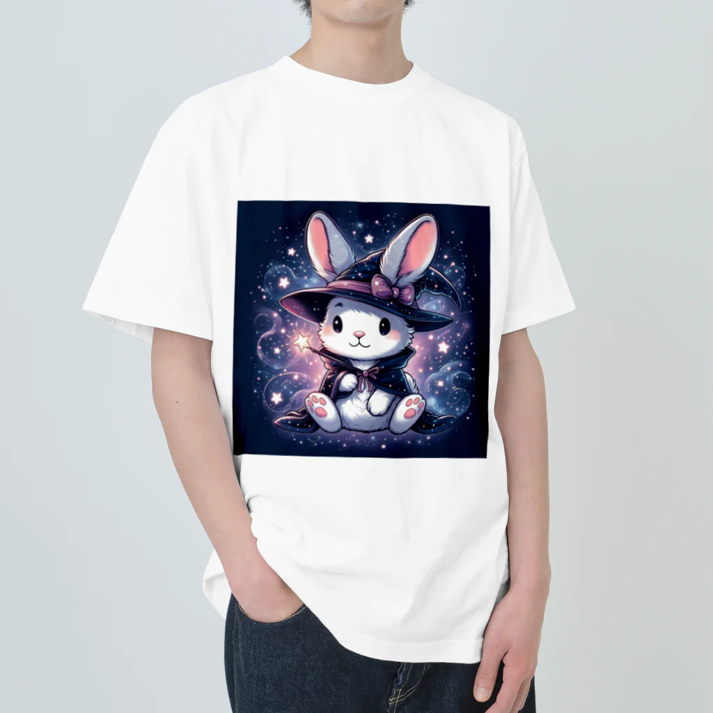 onochan0212の魔法使いコスプレ　ウサギ ヘビーウェイトTシャツ