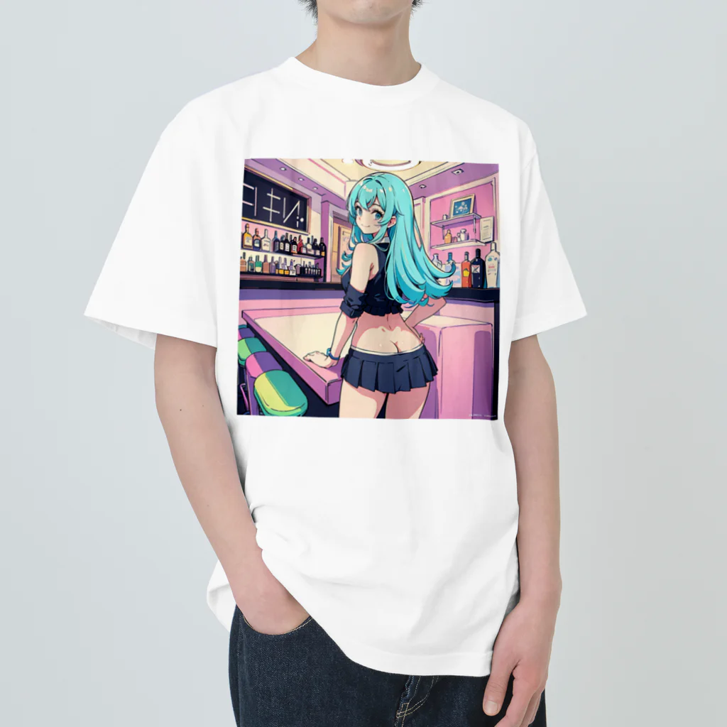 yozoraniyumeoの魔法バーテンダー少女 Heavyweight T-Shirt