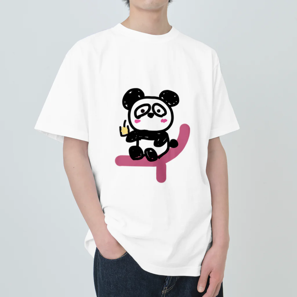 ハシビッチのまったり　ダンちゃん ヘビーウェイトTシャツ