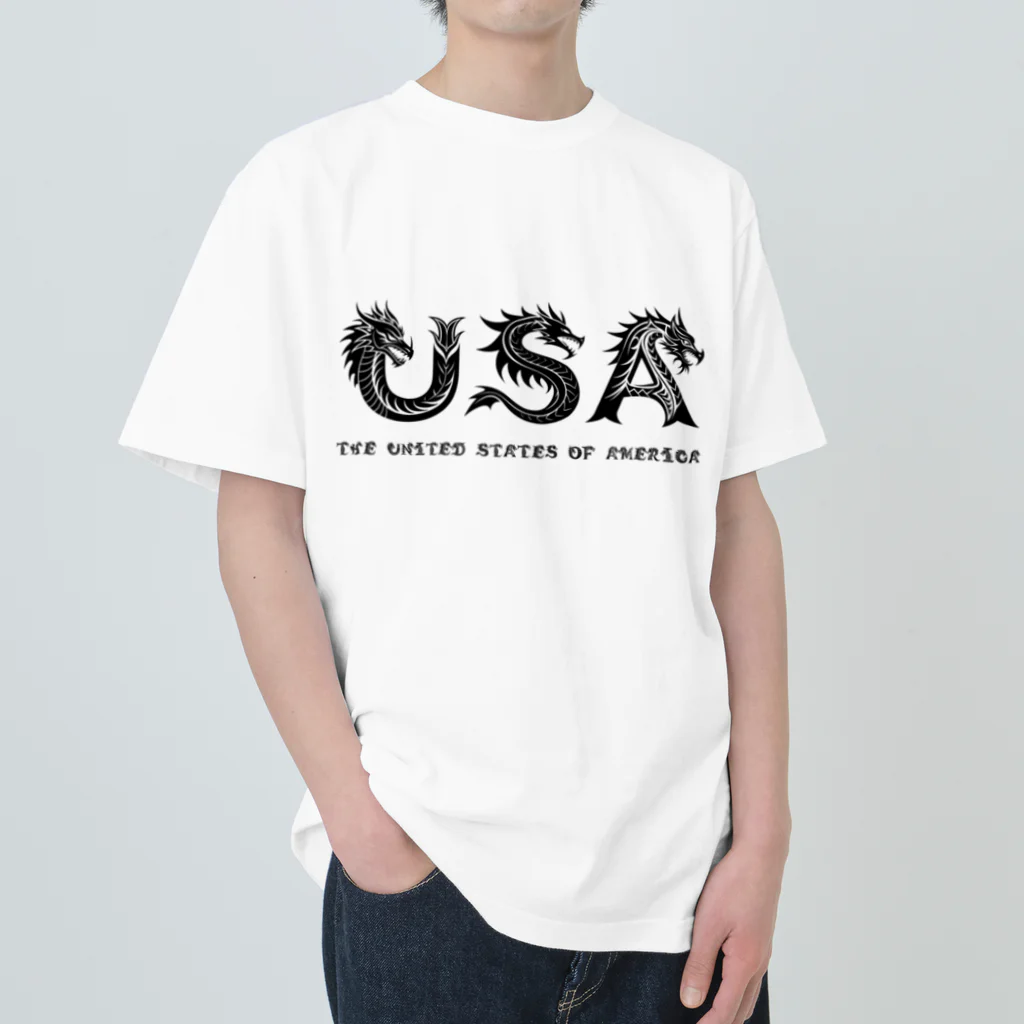 AwagoModeのUSA (The United States of America) Type1 (10) Heavyweight T-Shirt