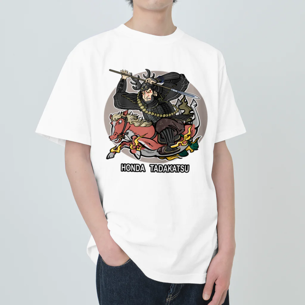 freehandの本多　忠勝 Heavyweight T-Shirt