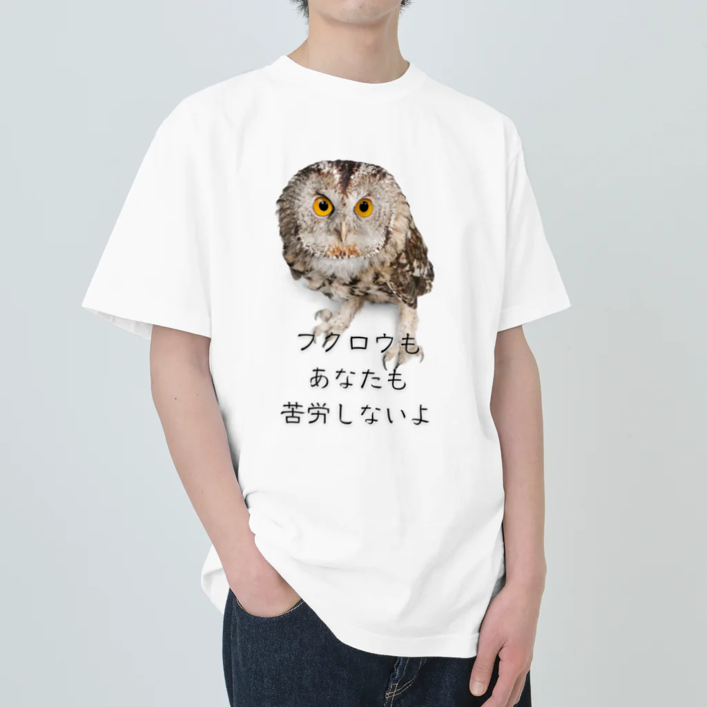 R's Market コトリちゃんのハッピーふくろうくん Heavyweight T-Shirt