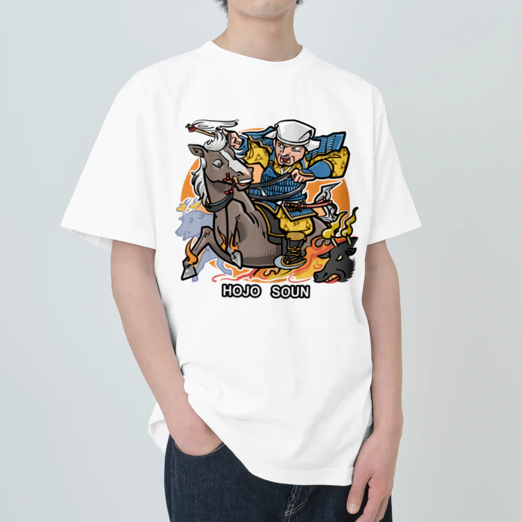 freehandの北条　早雲 ヘビーウェイトTシャツ