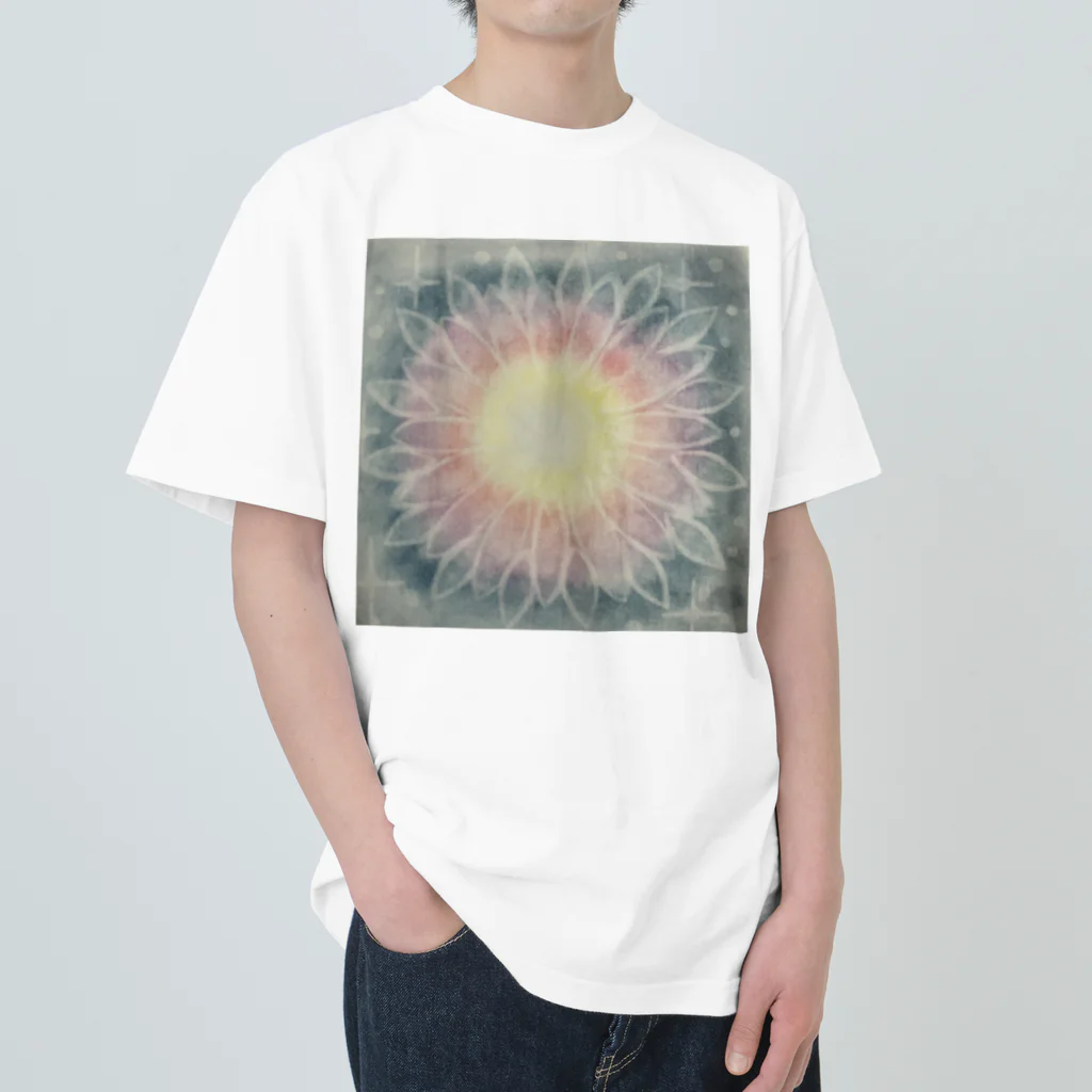 光のパステルアート　Hisaの光のパステルアート　涼しい光 Heavyweight T-Shirt