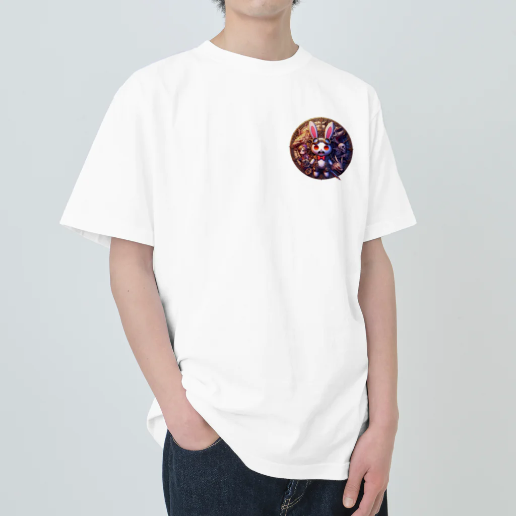 shiba9のサイコラビット冒険者風 Heavyweight T-Shirt