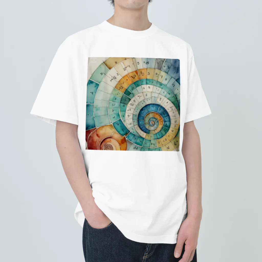 MOONのフィボナッチシリーズ Heavyweight T-Shirt