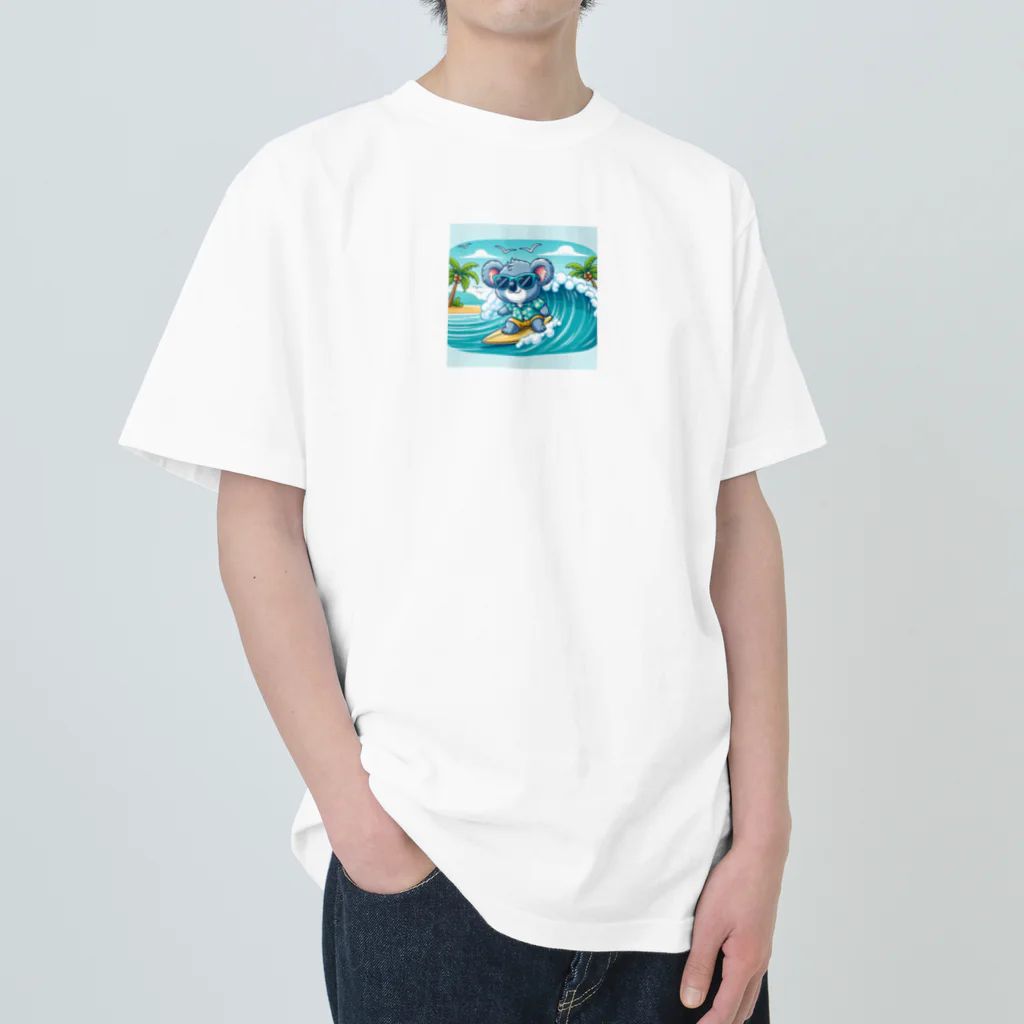 SHINYA2580の波乗りコアラ🐨 ヘビーウェイトTシャツ