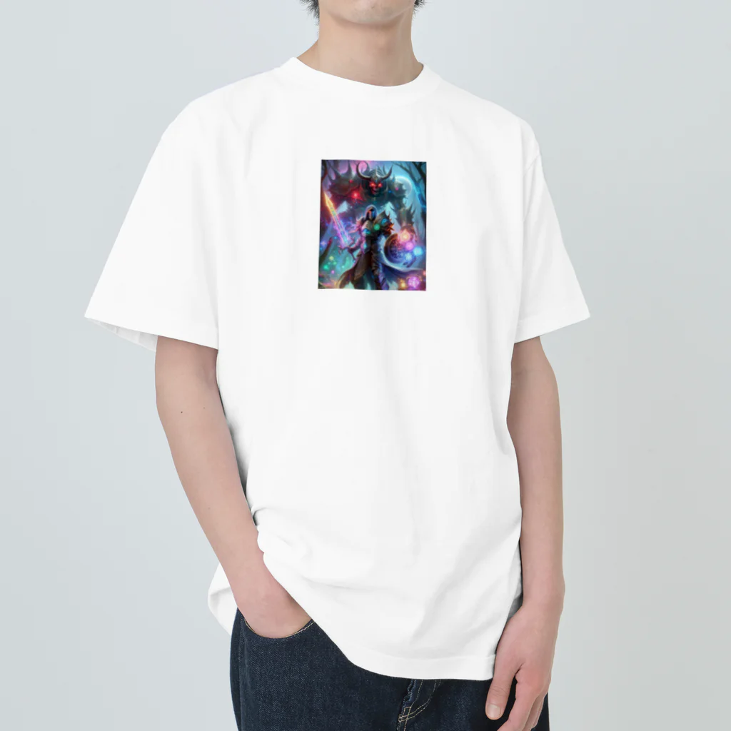 幻想ラボの「常闇の召喚士」 ヘビーウェイトTシャツ