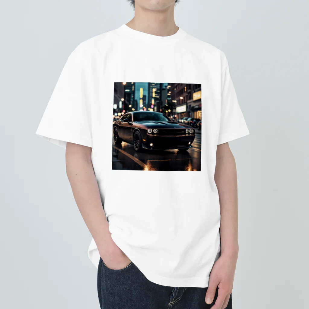 isityanのダッジチャレンジャー　車好き Heavyweight T-Shirt