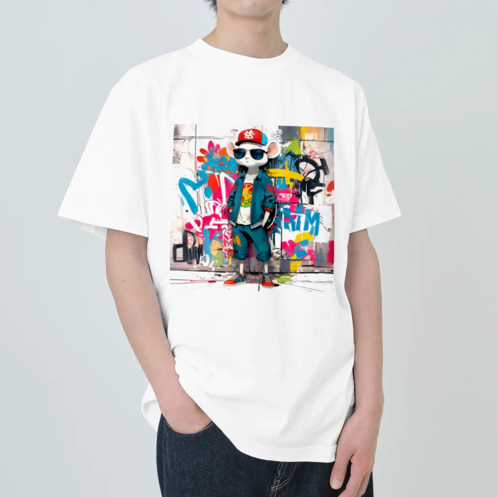 GRAFFITYのmouse-man-2 Heavyweight T-Shirt