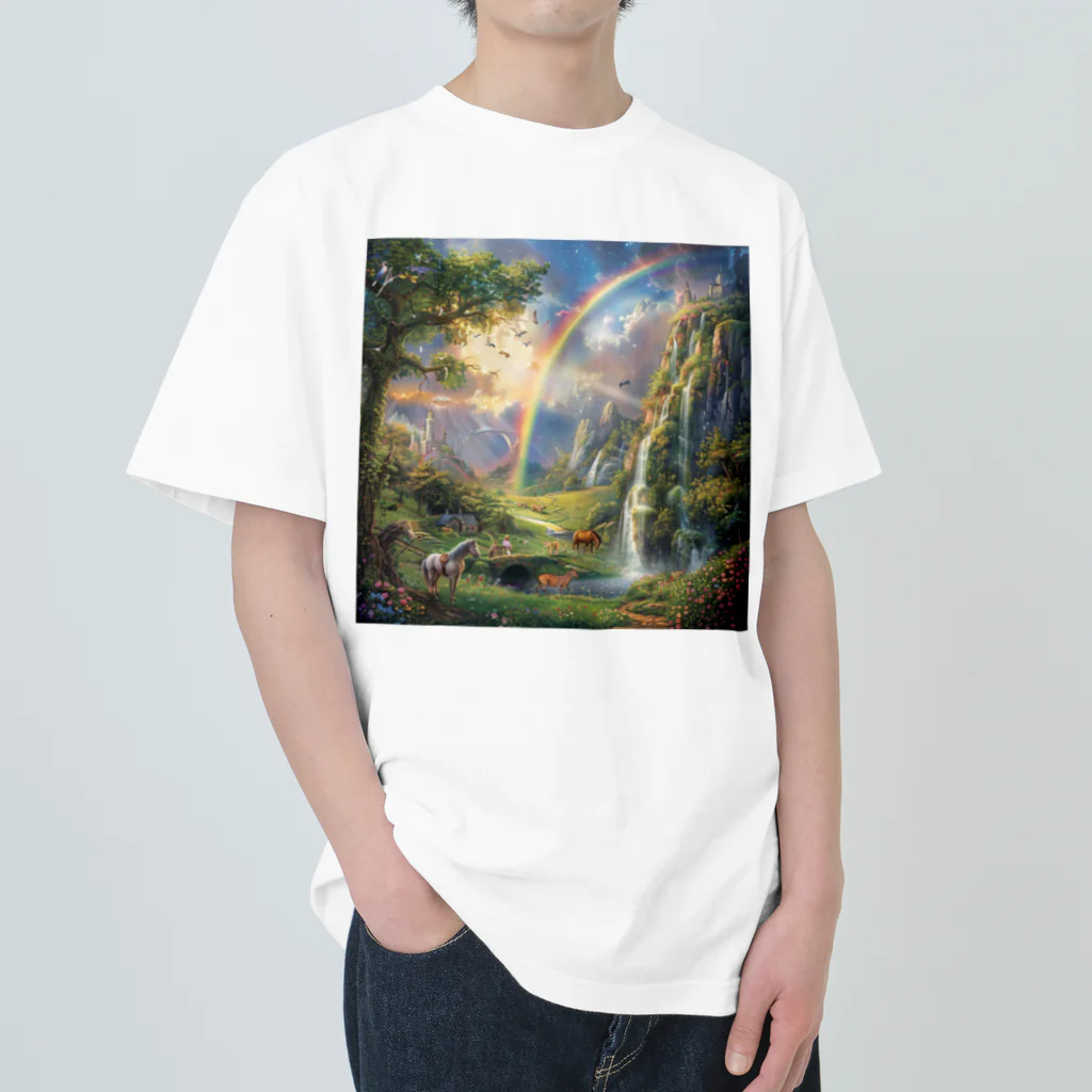 AQUAMETAVERSEの夢の国 Heavyweight T-Shirt