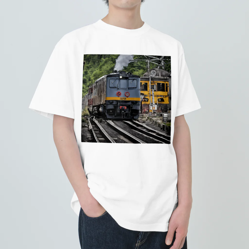 atoyuki_SHOPの鉄道デザイン　ato Heavyweight T-Shirt